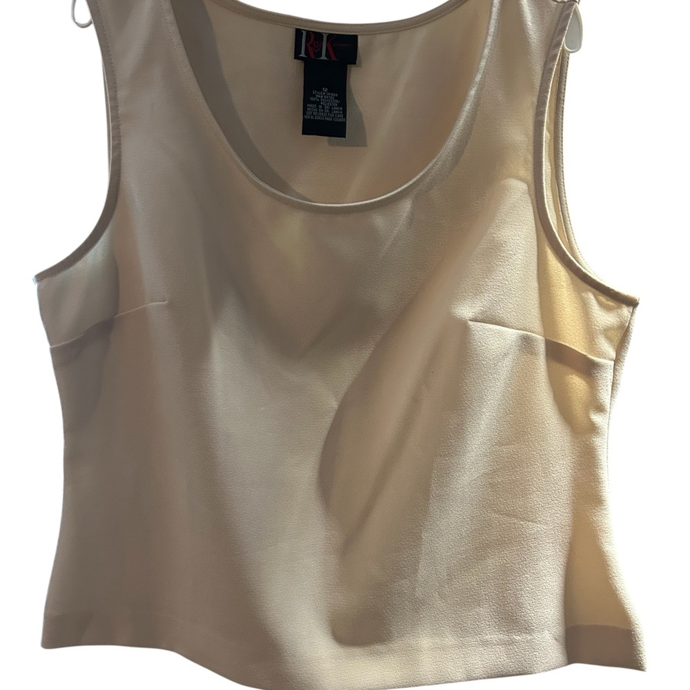 R&K Beige Sleeveless Top